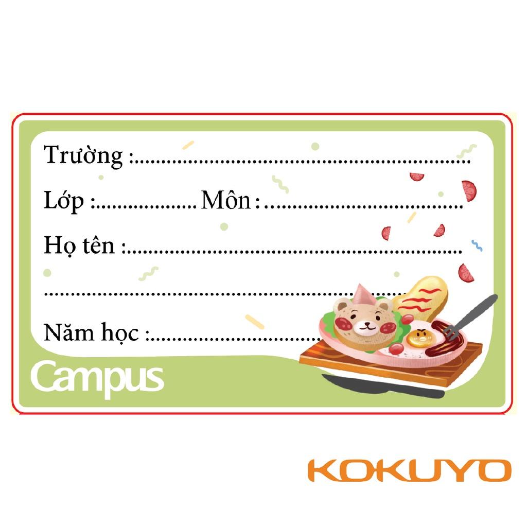 Nhãn Vở Food NT-FOD12 Ngộ Nghĩnh Campus