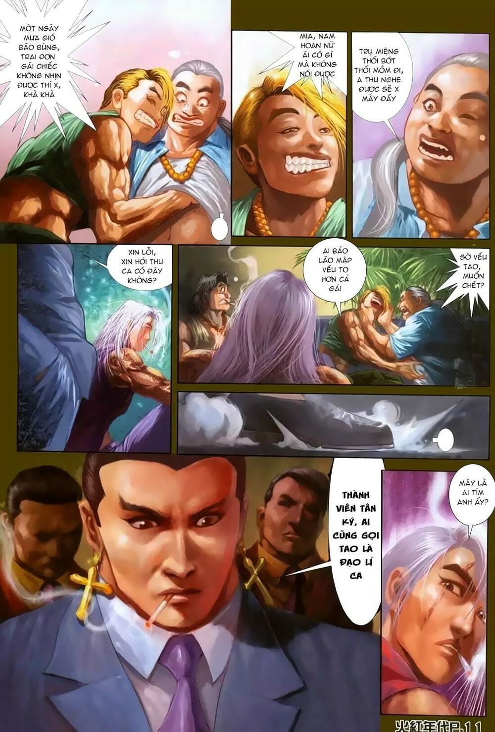 hỏa hồng niên đại hắc cốt đường chapter 128 8