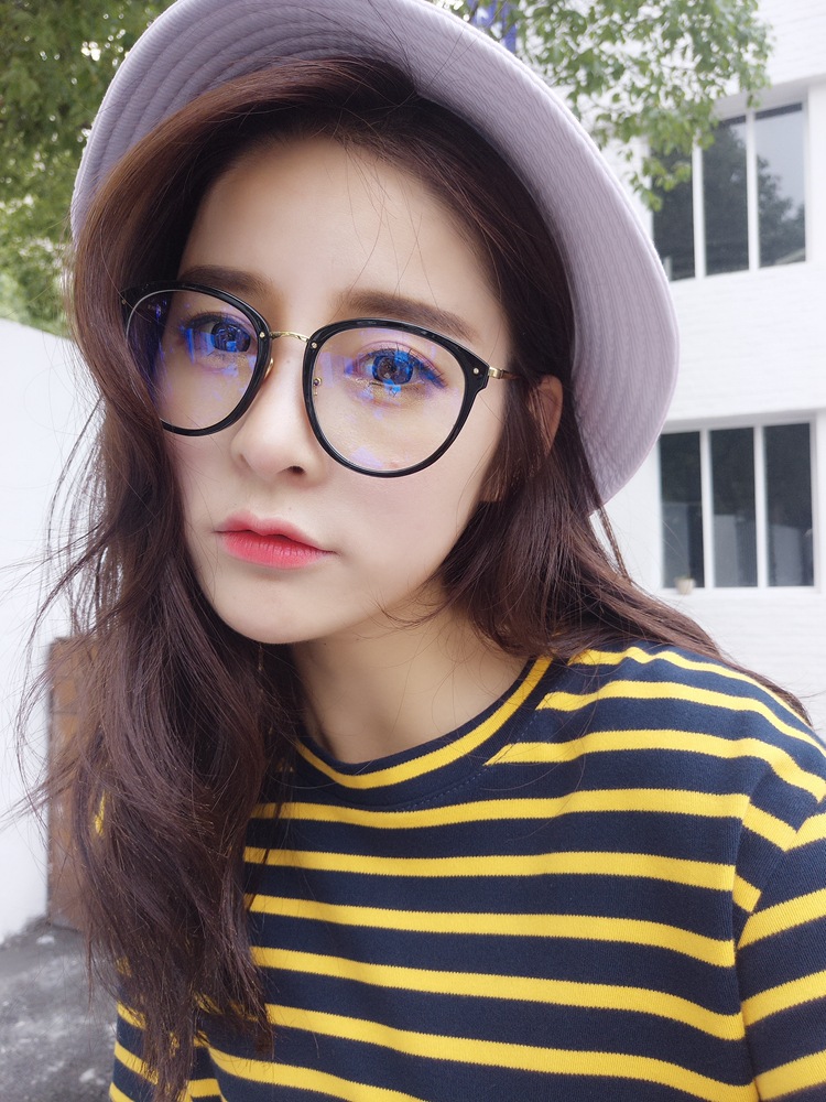Kính cận thời trang Unisex mắt tròn sang trọng phong cách Hàn Quốc mới