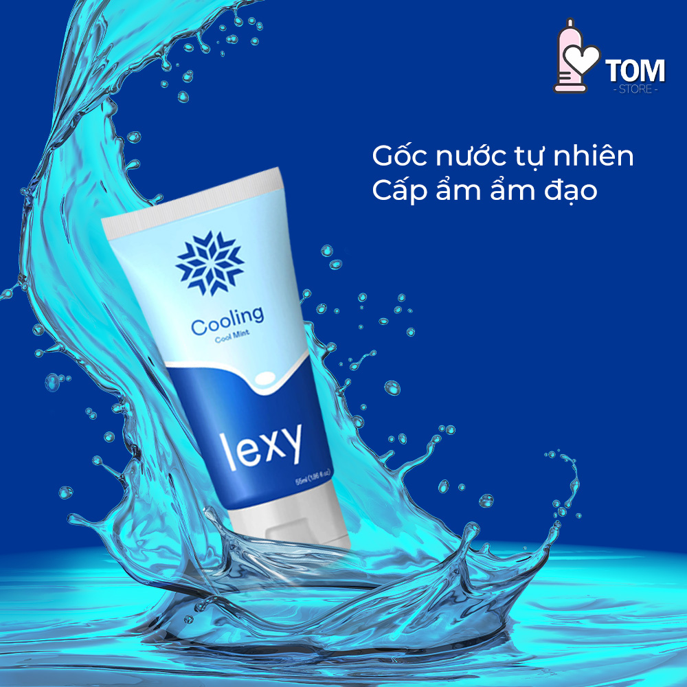 Gel bôi trơn bạc hà mát lạnh - Lexy Cooling - Chai 55ml