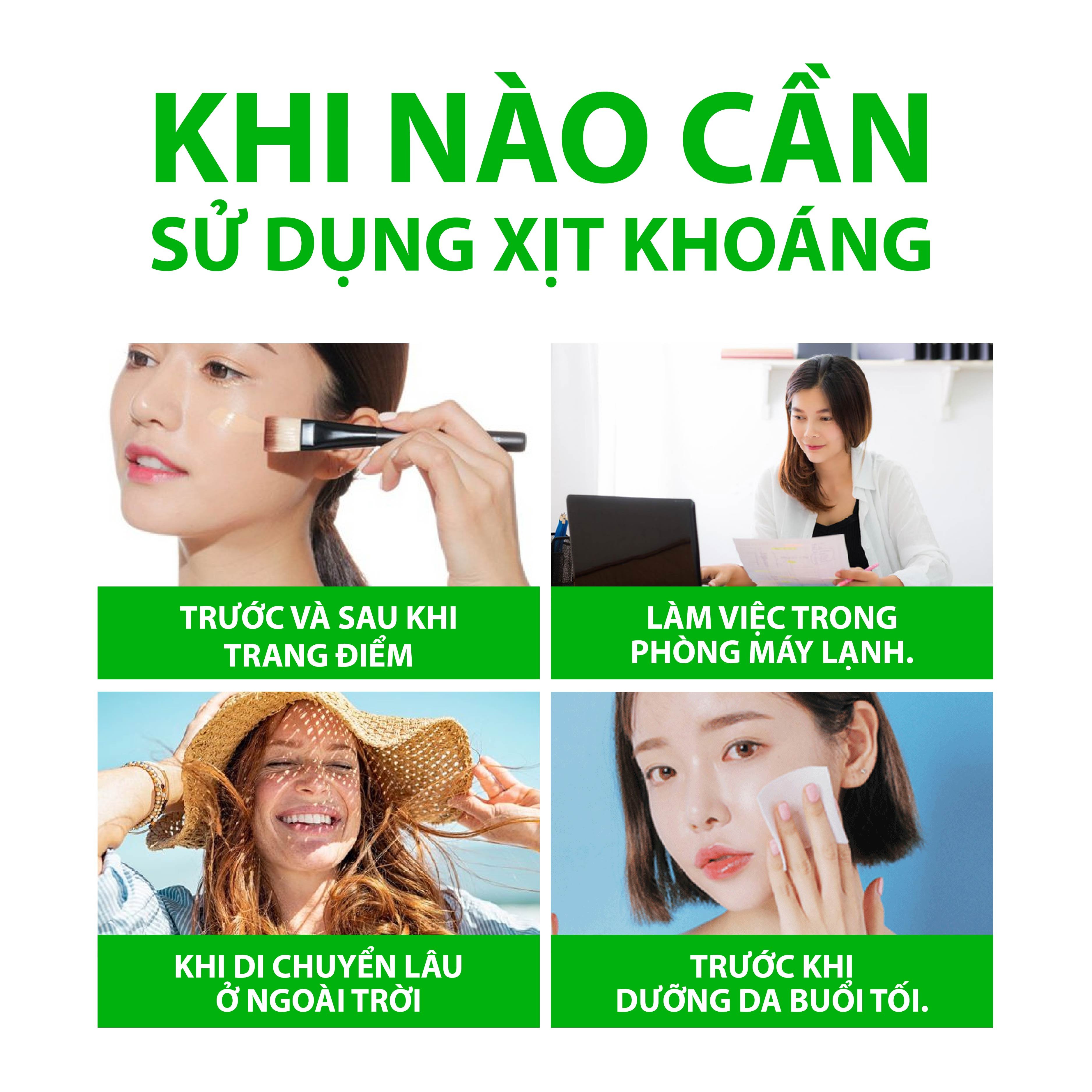 Xịt Khoáng Nha Đam Cấp Nước Tức Thì, Làm Dịu Da &amp; Cân Bằng Độ Ẩm MILAGANICS 100ml (Chai)