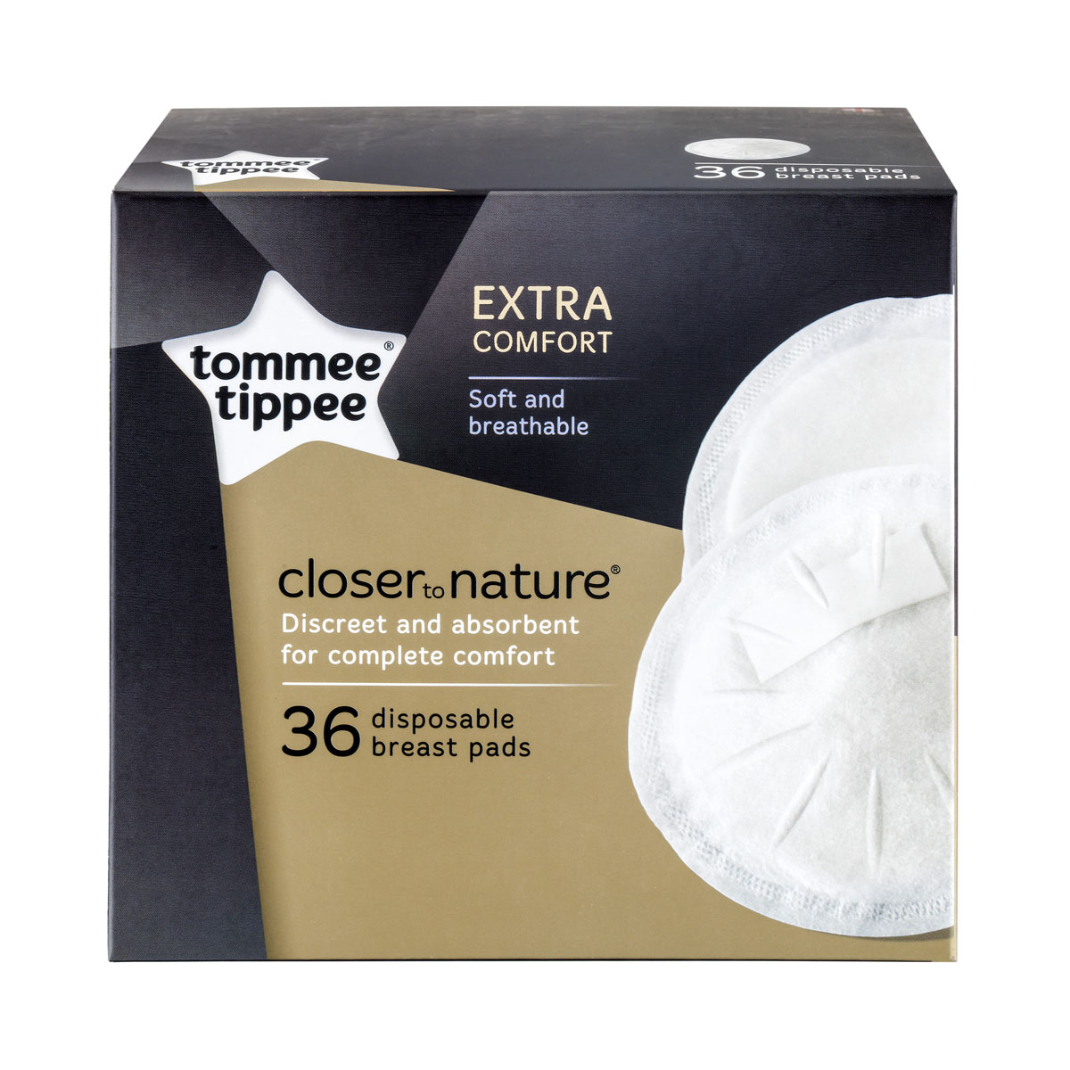 Miếng lót thấm sữa Tommee Tippee Closer to Nature (hộp 36 miếng)