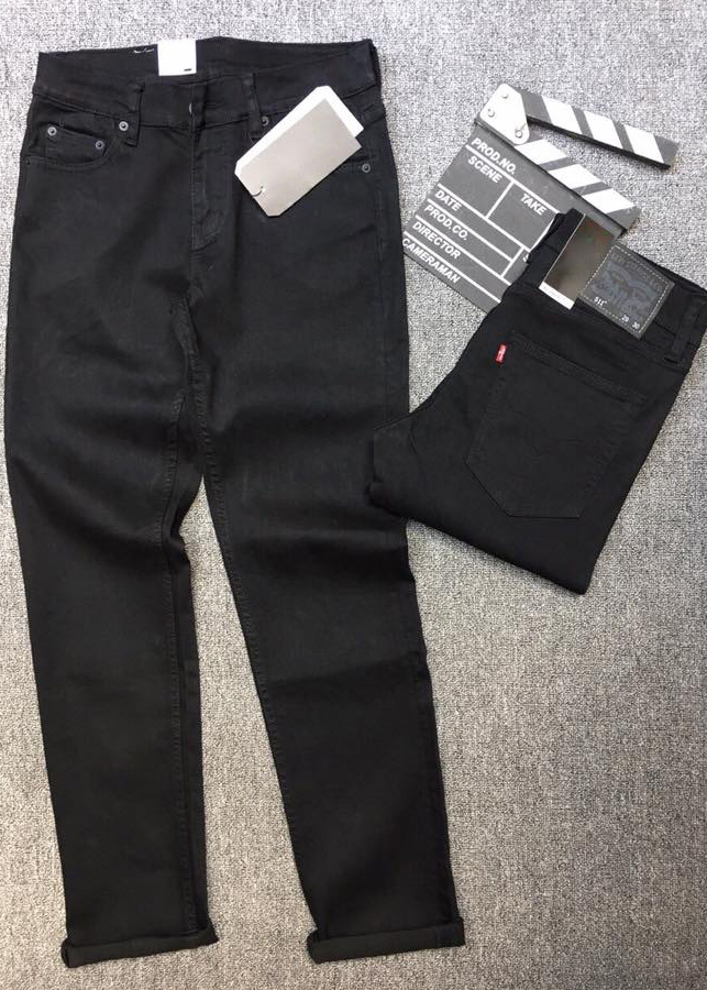 Quần Jean Nam Đen Chất Co Giãn JEAN51 - Jean