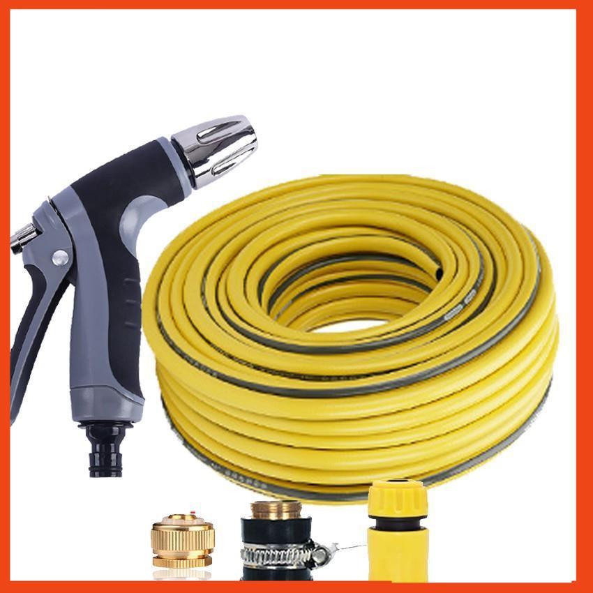 Bộ dây và vòi xịt rửa xe tưới cây tăng áp 7-10M 206817