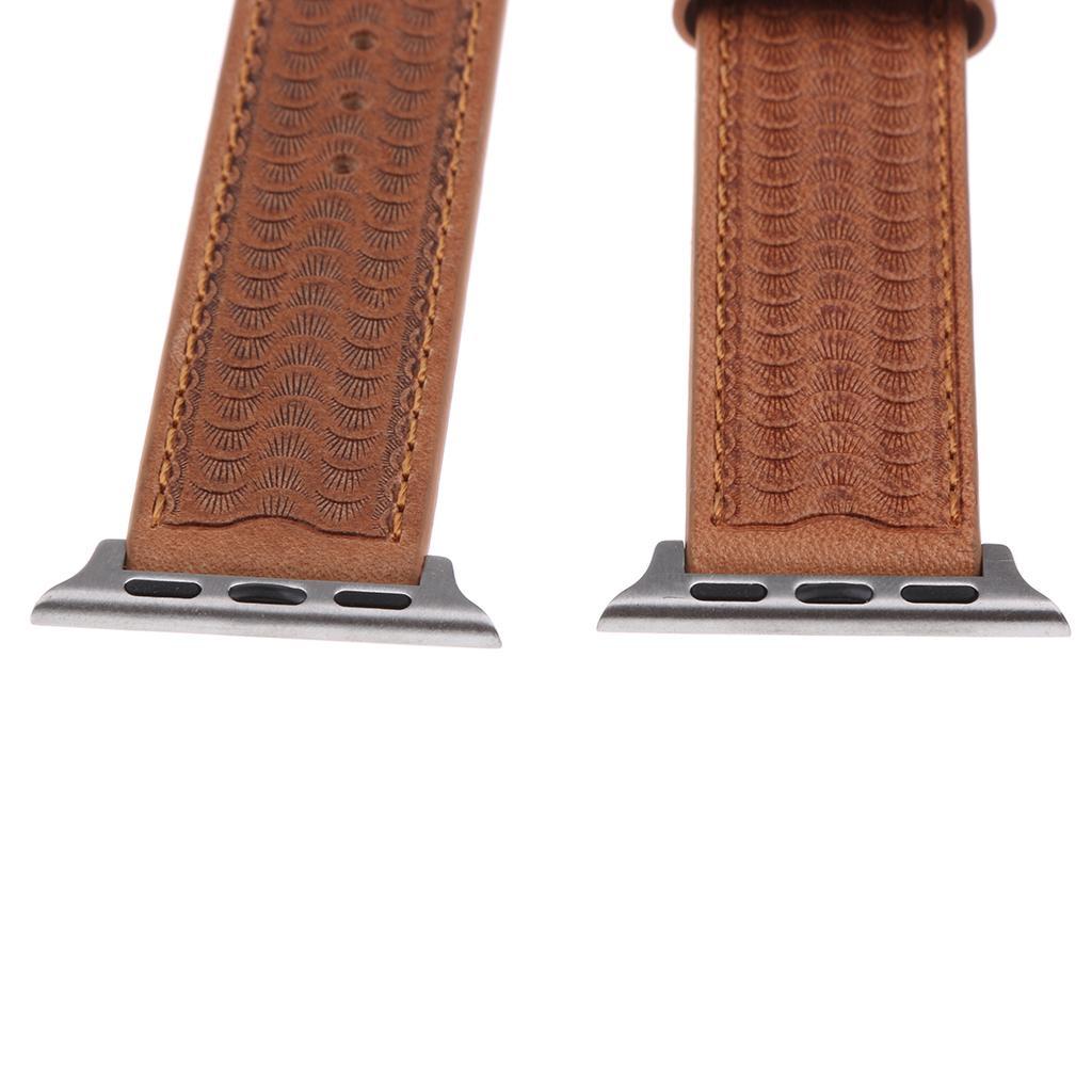 Leather Wrist  Strap Belt w/ Buckle for   Watch