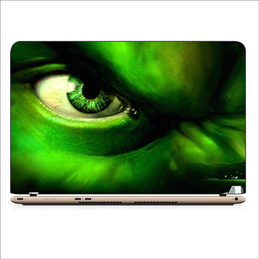 Miếng Dán Skin In Decal Dành Cho Laptop -Người khổng lồ xanh Hulk 2