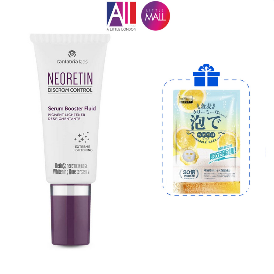Tinh chất trắng da, mờ tàn nhang Neoretin discrom control serum booster fluid 30ml TẶNG mặt nạ Sexylook