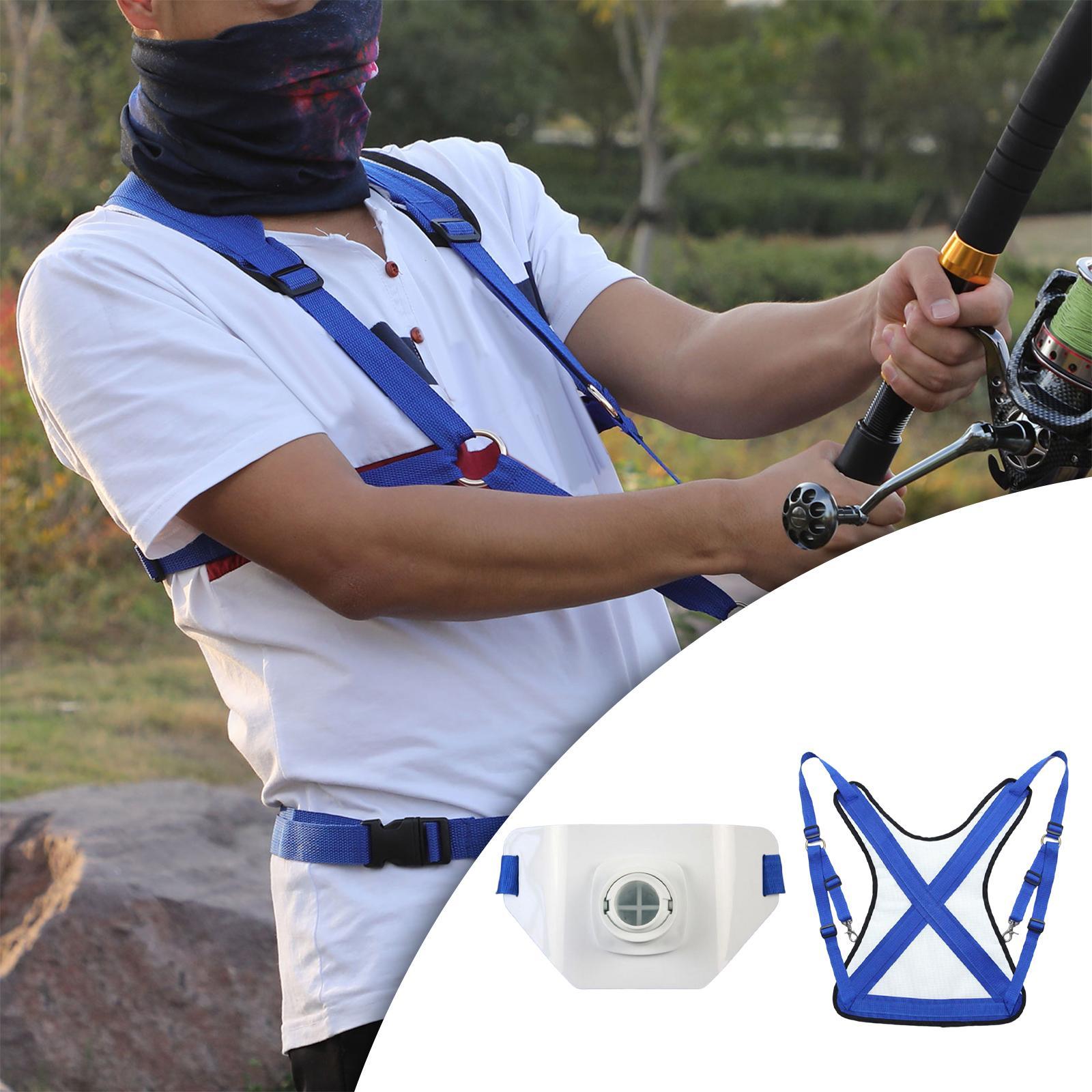 Rod Holder Waist Belt Shoulder Back Harness Gimbal Fishing Vest for Fishing