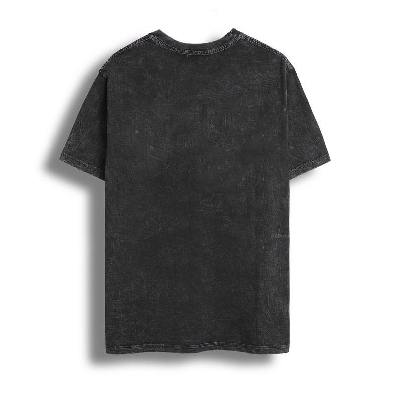 Áo Thun Unisex Cotton 100% Giả Jeans Tay Lỡ Form Âu Anubis Phản Quang
