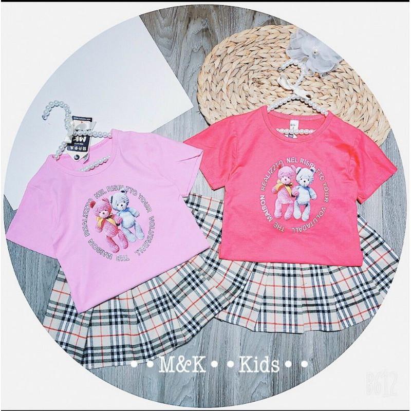Set áo váy cho bé gái 8-22kg