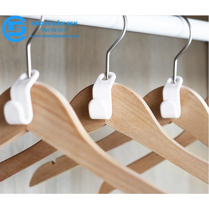 Combo 10 móc phụ tiết kiệm diện tích sử dụng cho tủ quần áo, móc áo mini đa năng Sắp Xếp Ngăn Tủ