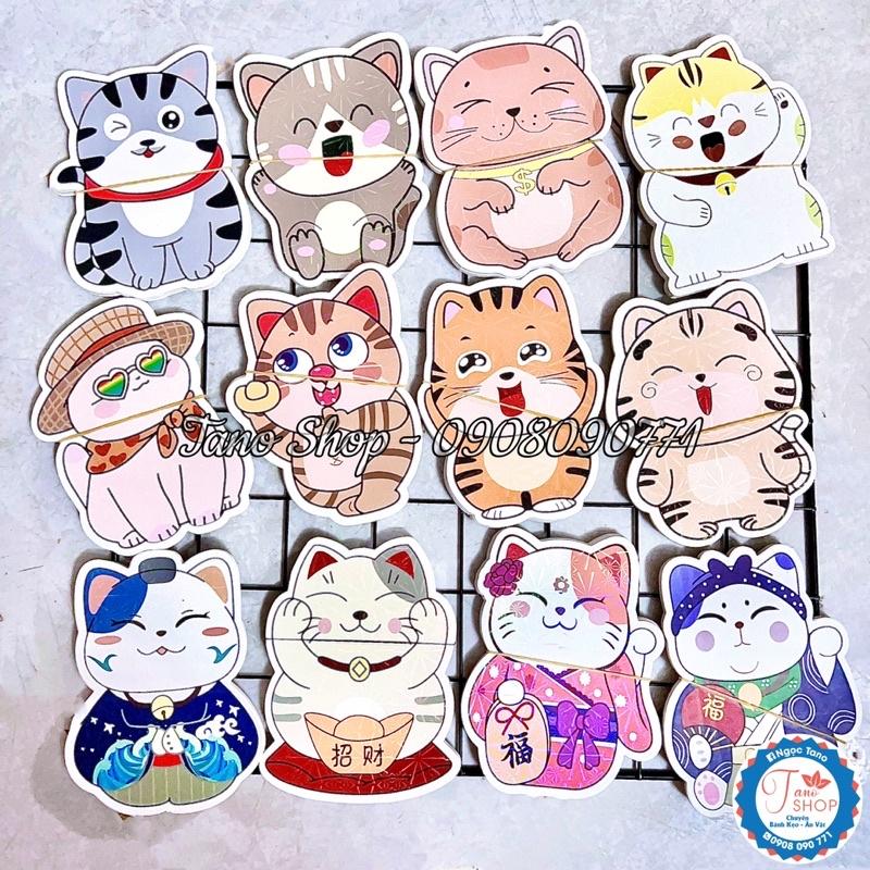 Bao lì xì hoạt hình chibi mix đủ hình khác nhau