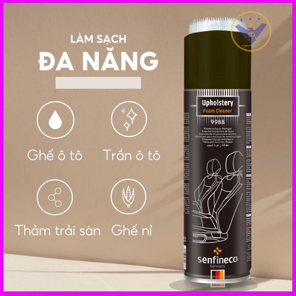 Dung dịch vệ sinh da, nỉ nội thất ô tô cao cấp - Senfineco 9988 - 650ml