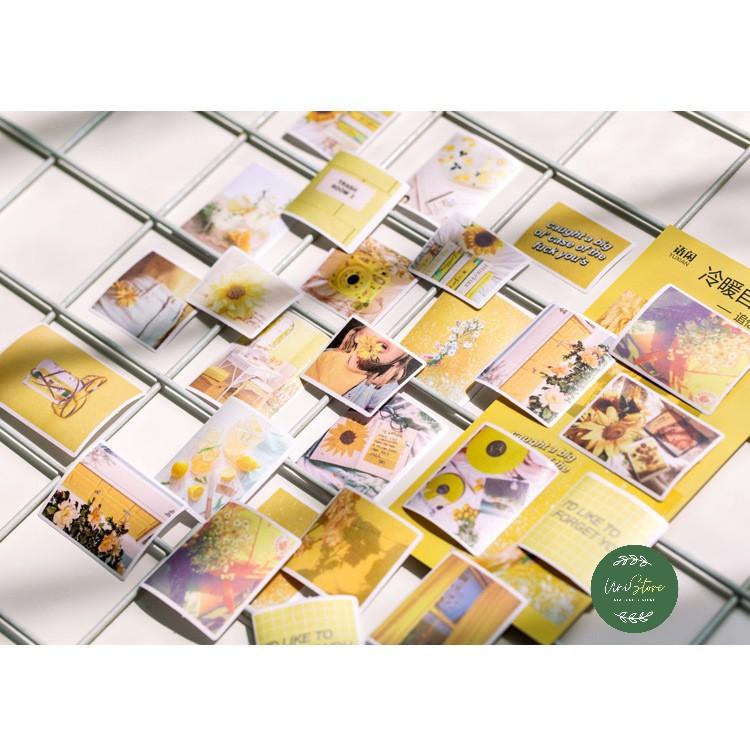 Sticker dán nhãn phong cách photography nhiều màu sắc - siêu phong cách