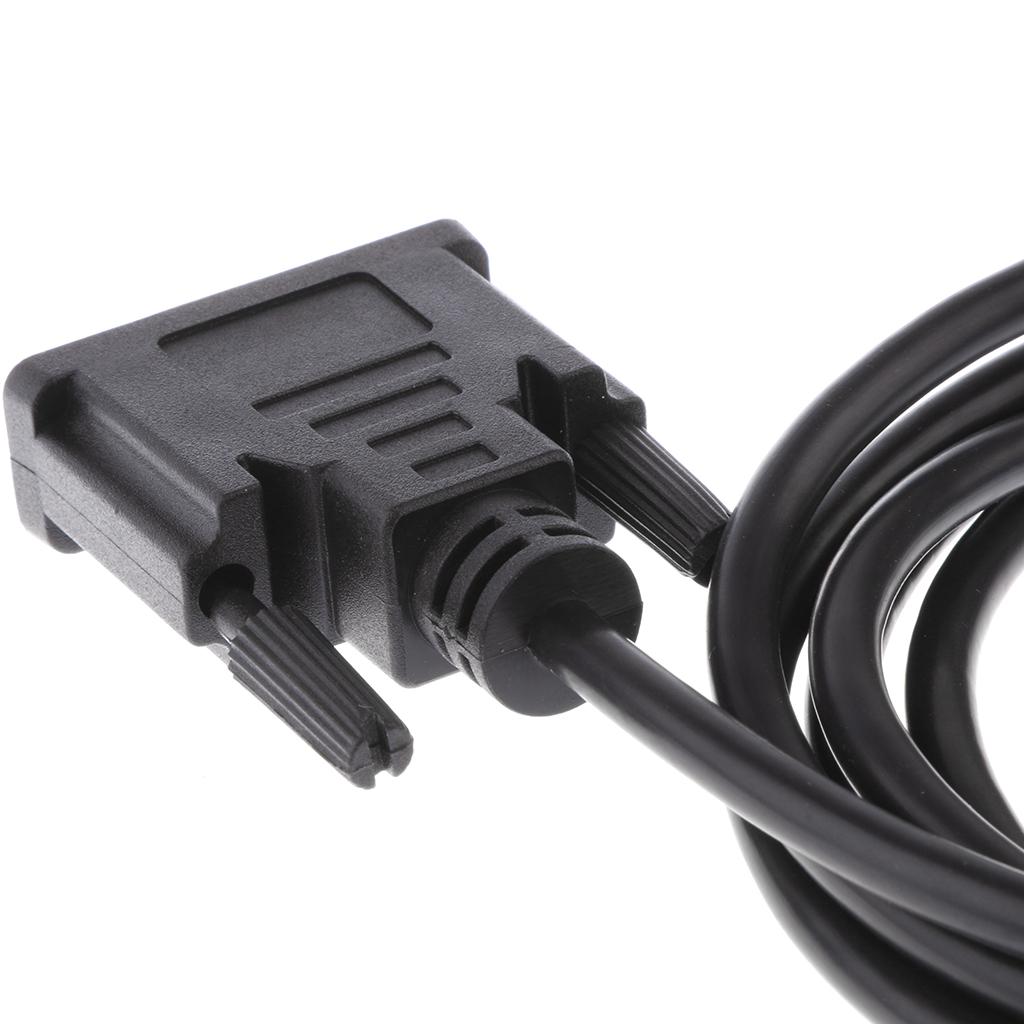 1.8M/6FT DP To DVI Cable Gold Plated 1080P DisplayPort DP To VGA Adapter