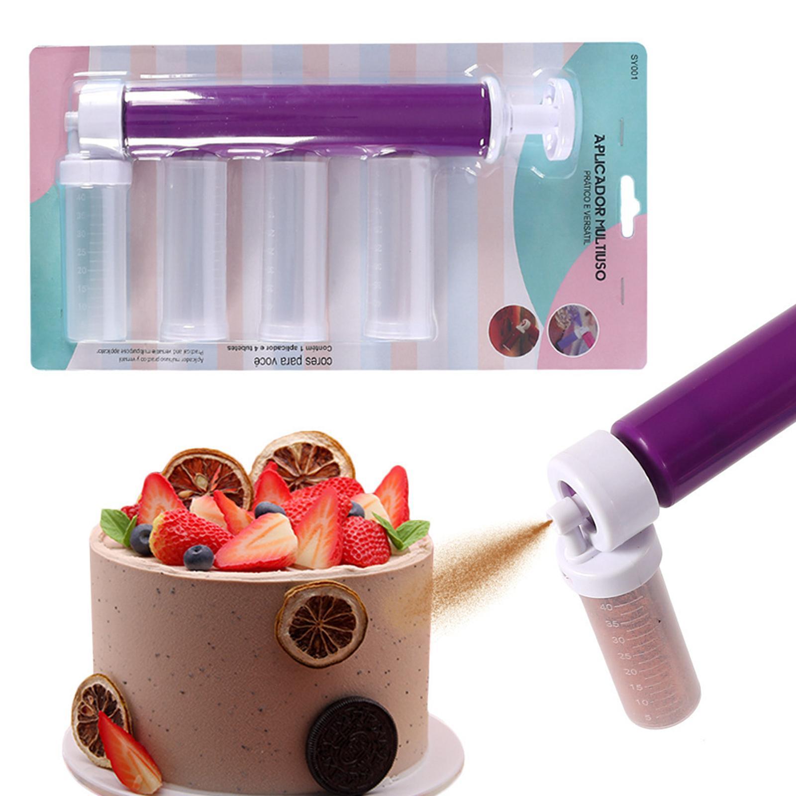 Manual Airbrush for Decorating Cakes Spraying Coloring for Cupcakes Cookies