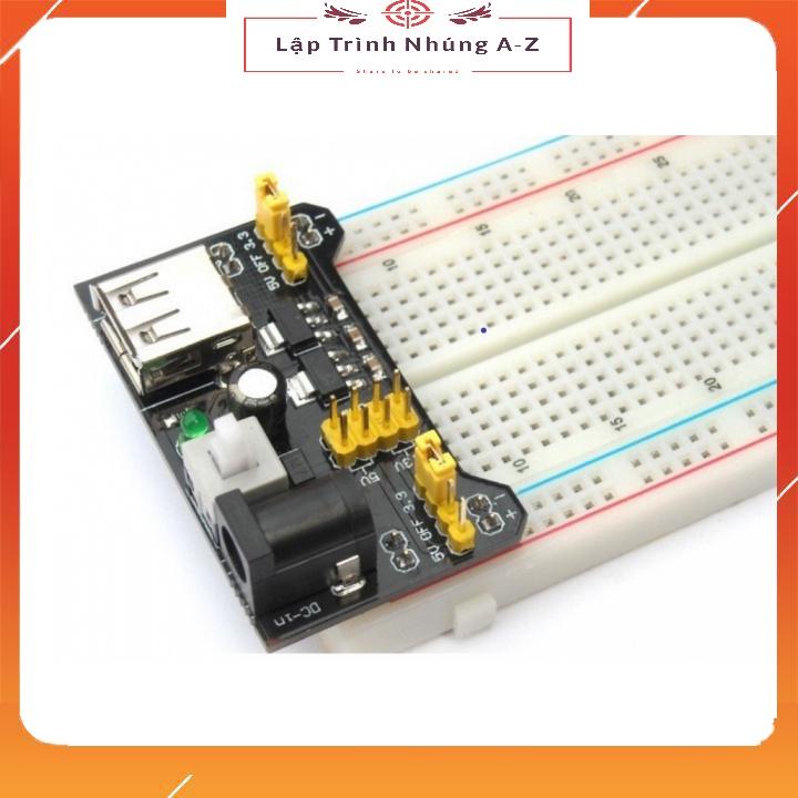 [Lập Trình Nhúng A-Z][G7] Combo Nguồn, Dây Cắm Và Breadboard