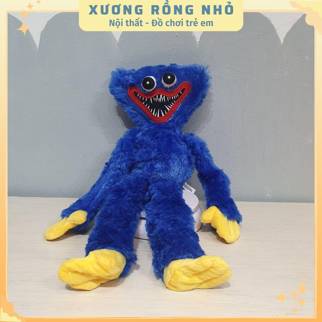 Thú Bông Huggy Wuggy Lông Mịn 40cm - nhân vật game Poppy Playtime đáng yêu cho bé