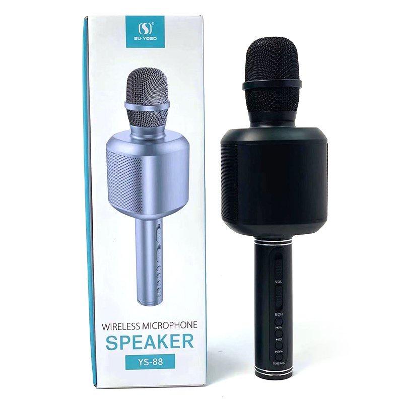 Micro karaoke bluetooth YS 88 - Micro kiêm loa karaoke SU YOSD - Chỉnh echo ngay trên mic - Tích hợp thay đổi giọng nói