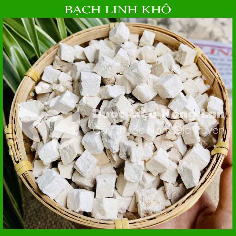 500g Bạch linh đồng vị thuốc bắc khô sạch