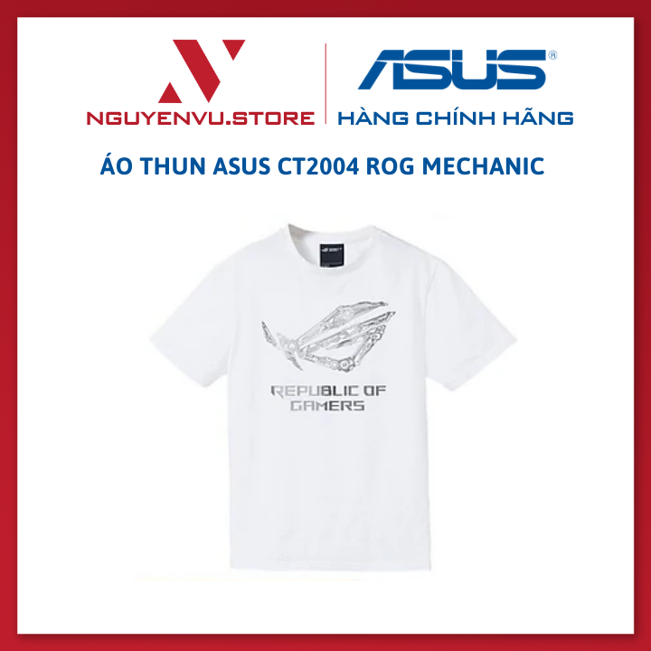 Áo thun Asus CT2004 Rog Mechanic (M/S/XS) - Hàng Chính hãng