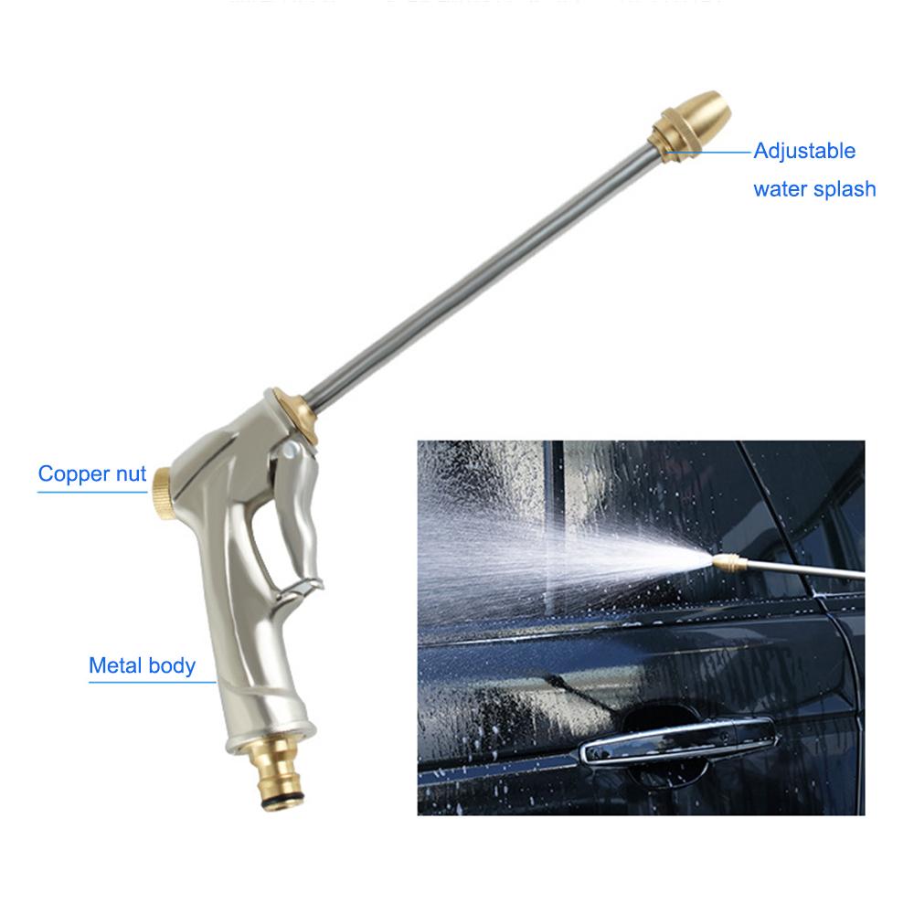 Garden Hose Nozzle, High Pressure Car Wash Sprayer Gun, Handheld Water Hose Nozzle, Adjustable Water Pressure