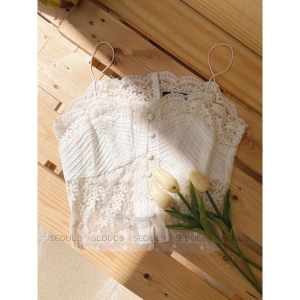 Daisy top bé áo dây xinh xắn tinh khôi như ánh nắng mai