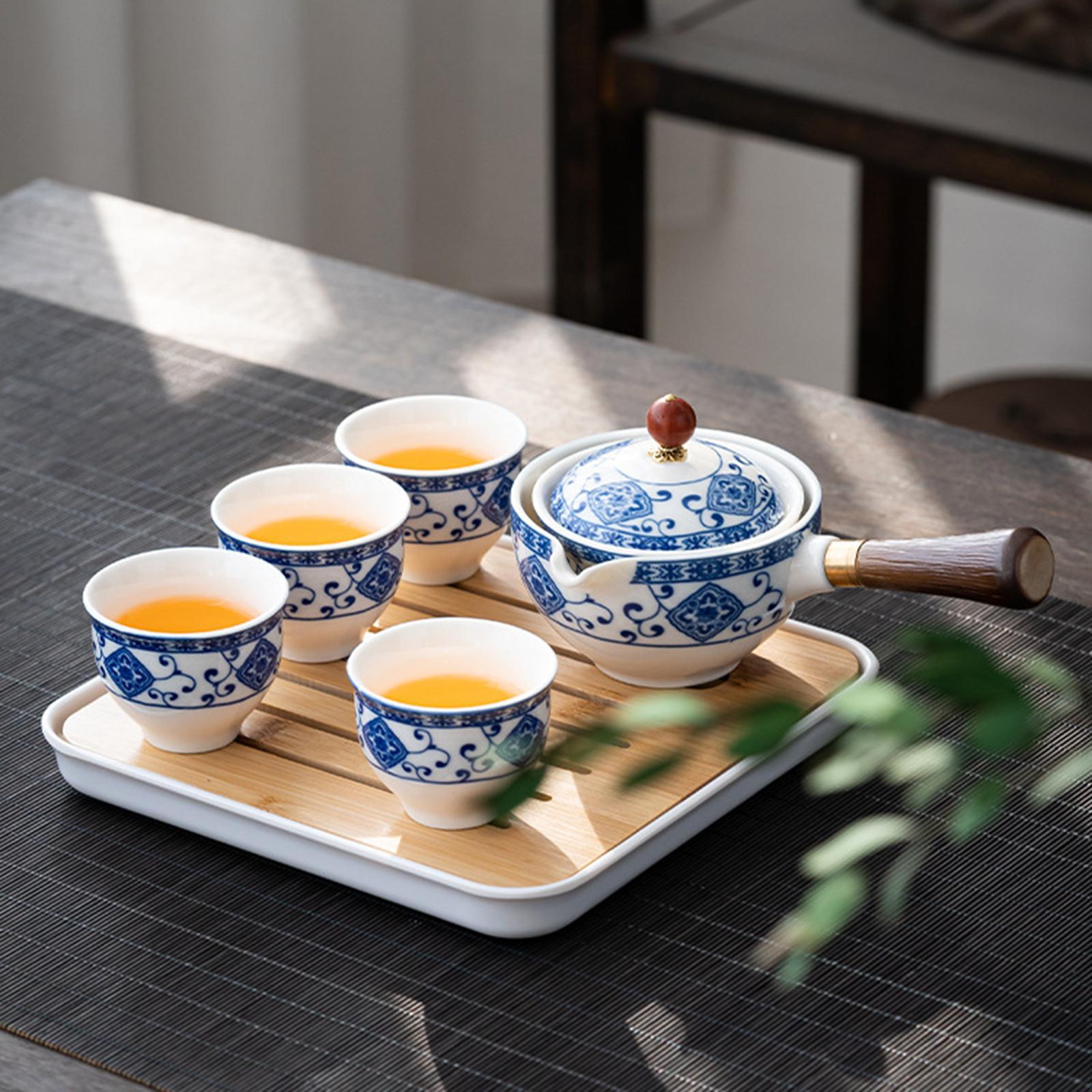 Side Handle Tea Maker Ceramic Teapot kettle for Travel