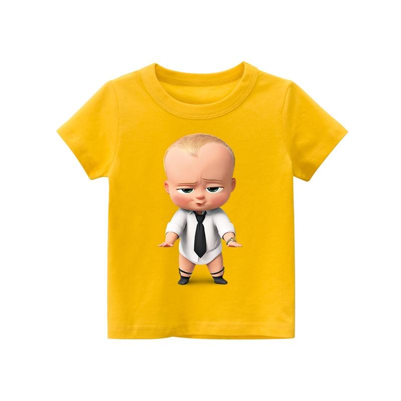 Áo thun trẻ em BABY BOSS, 8 màu áo, đầy đủ size có big size, MÀU KHÁC NHẮN TIN SHOP
