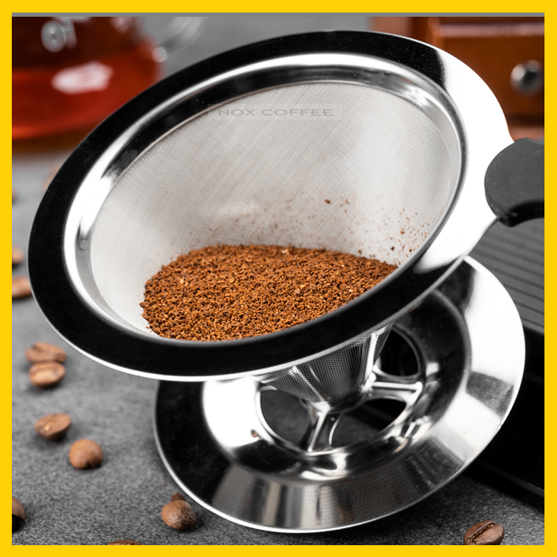 Phễu V60 Bằng Thép Hình Nón (Pour over)