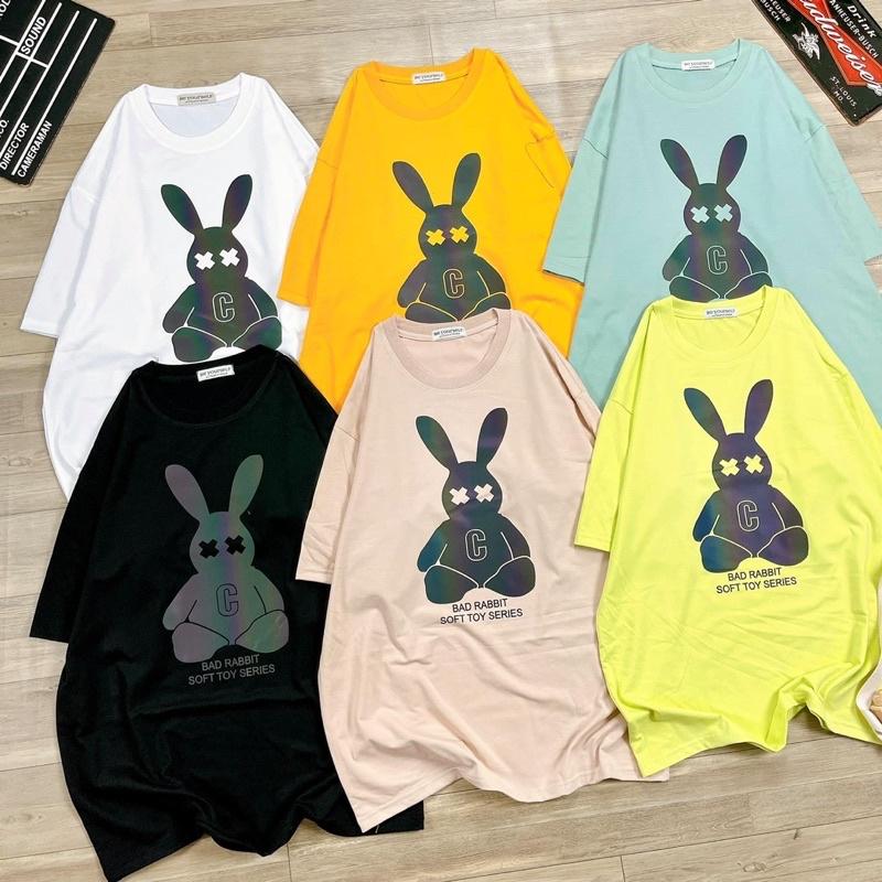 Áo Thun Phản Quang Unisex Form Rộng Nam Nữ Đều Mặc Được_Chất Cotton Dày Dặn Mềm Minh Không Xù_Mặc Cặp Đều Được