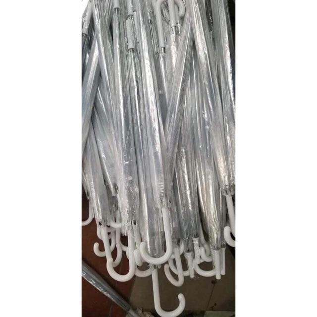 Ô dù trong suốt cao cấp/Dù trắng cao cấp đi mưa chụp ảnh phong cách HÀN QUỐC