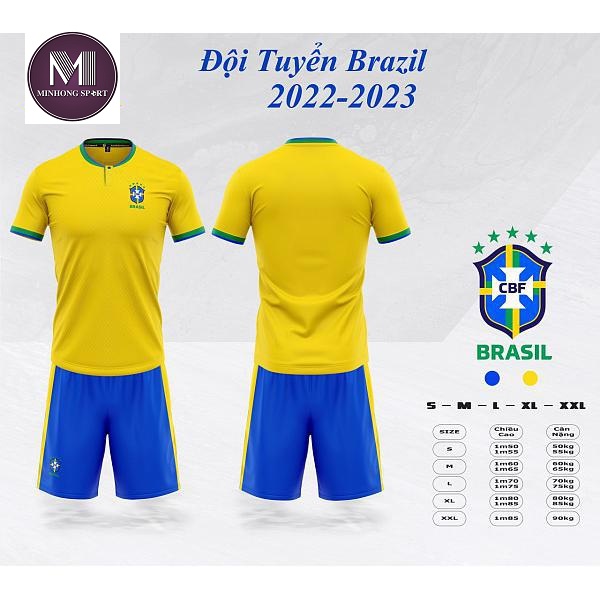 Bộ Quần Áo Bóng Đá Người Lớn Đội Tuyển Quốc Gia – Brazin
