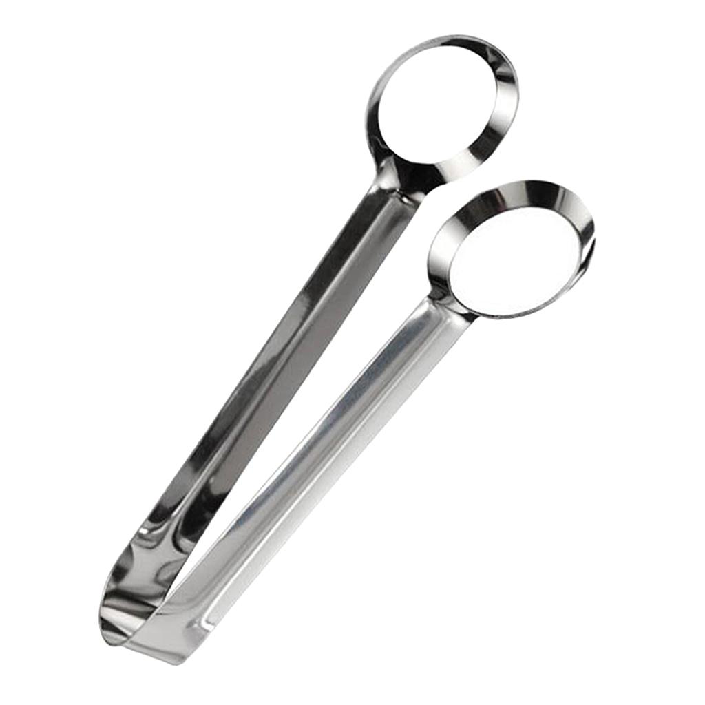 Stainless Steel Tweezers Kitchen Egg Tongs Clip Culinary Frying Food Tongs