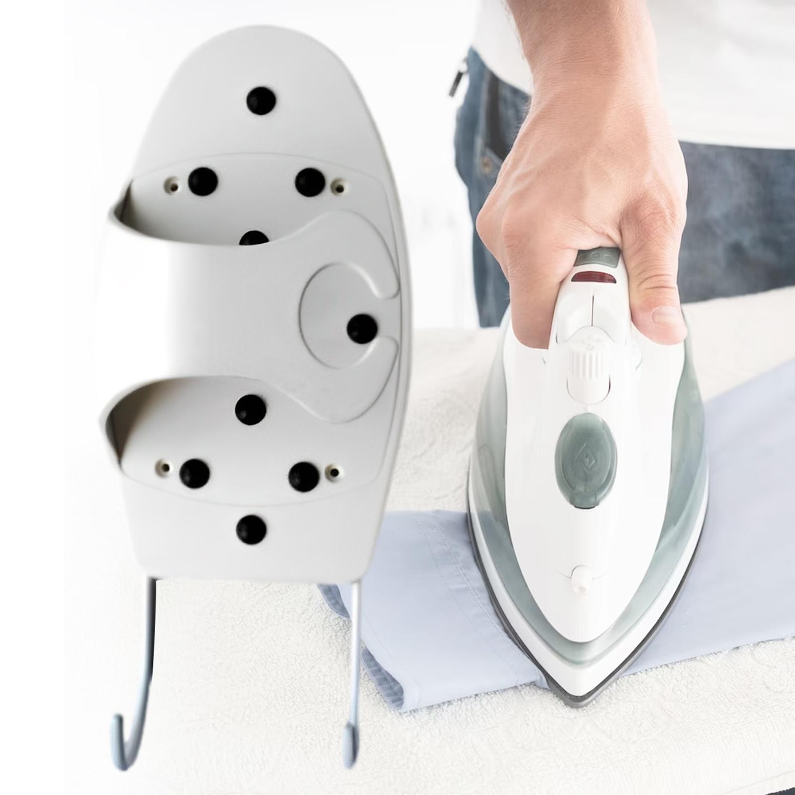 Ironing Board Holder Easy to Install Iron Hanger for Bathroom Laundry Room