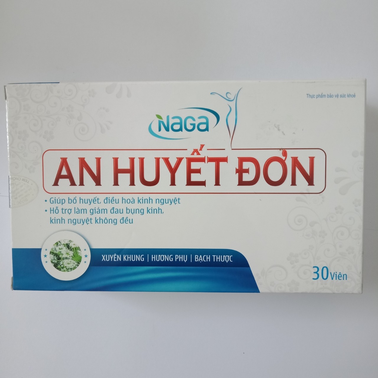 Giúp bổ huyết điều hòa kinh nguyệt viên uống AN HUYẾT ĐƠN hỗ trợ làm giảm đau bụng kinh, kinh nguyệt không đều, chứa bạch thược, xuyên khung, hương phụ, thục địa - hộp 30 viên