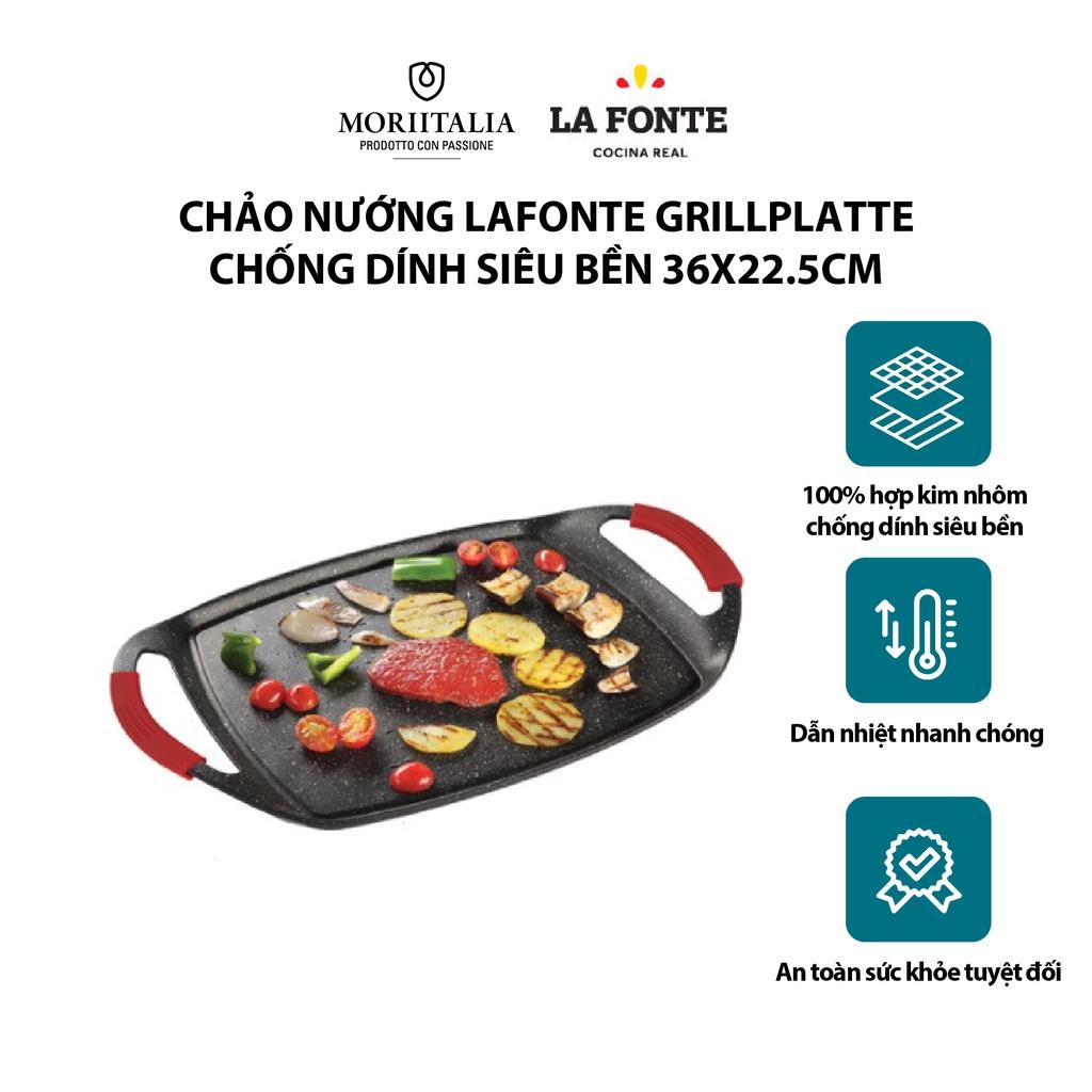 Chảo nướng La Fonte Grillplatte chống dính siêu bền chính hãng 53000853