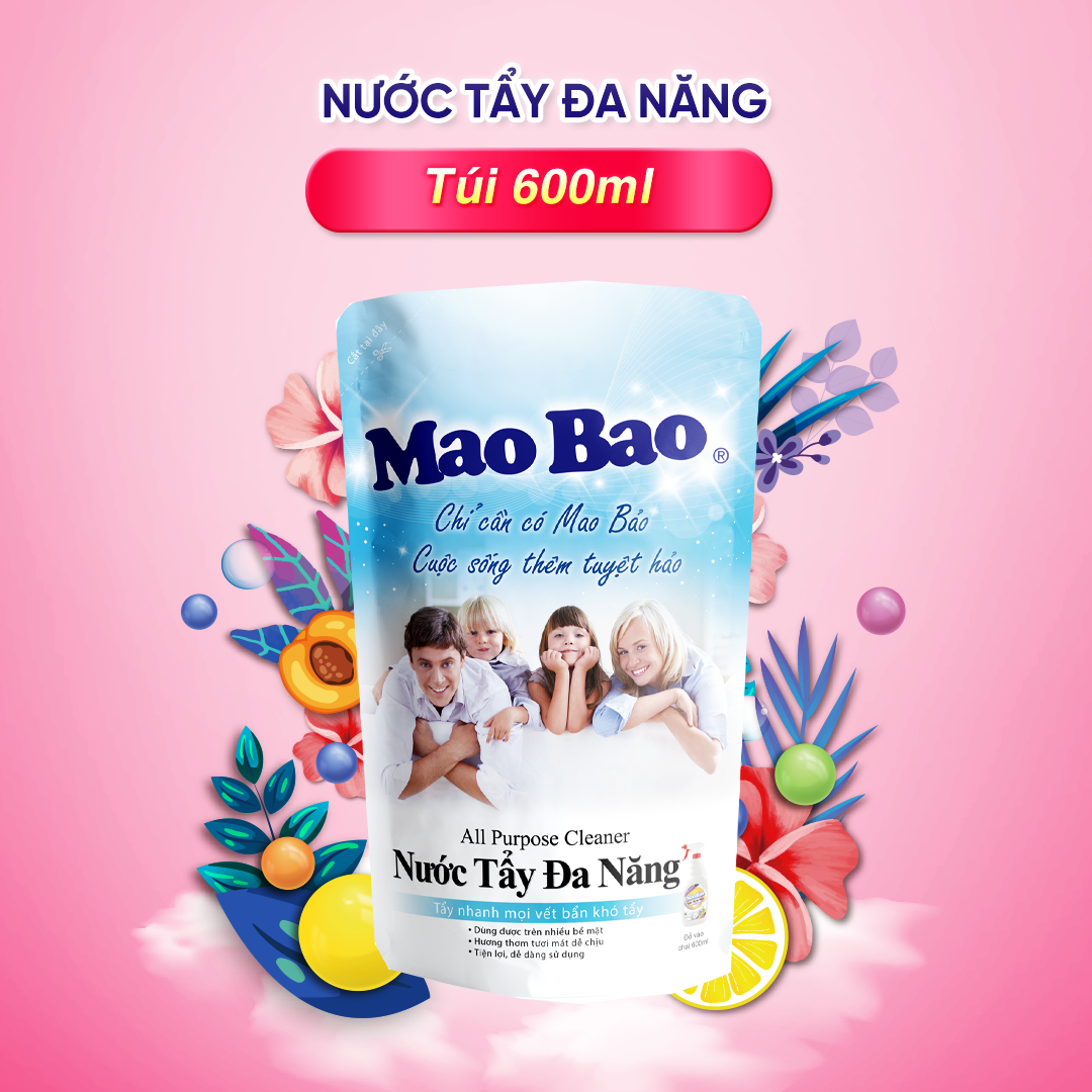 Nước Tẩy Đa Năng Túi 600ml