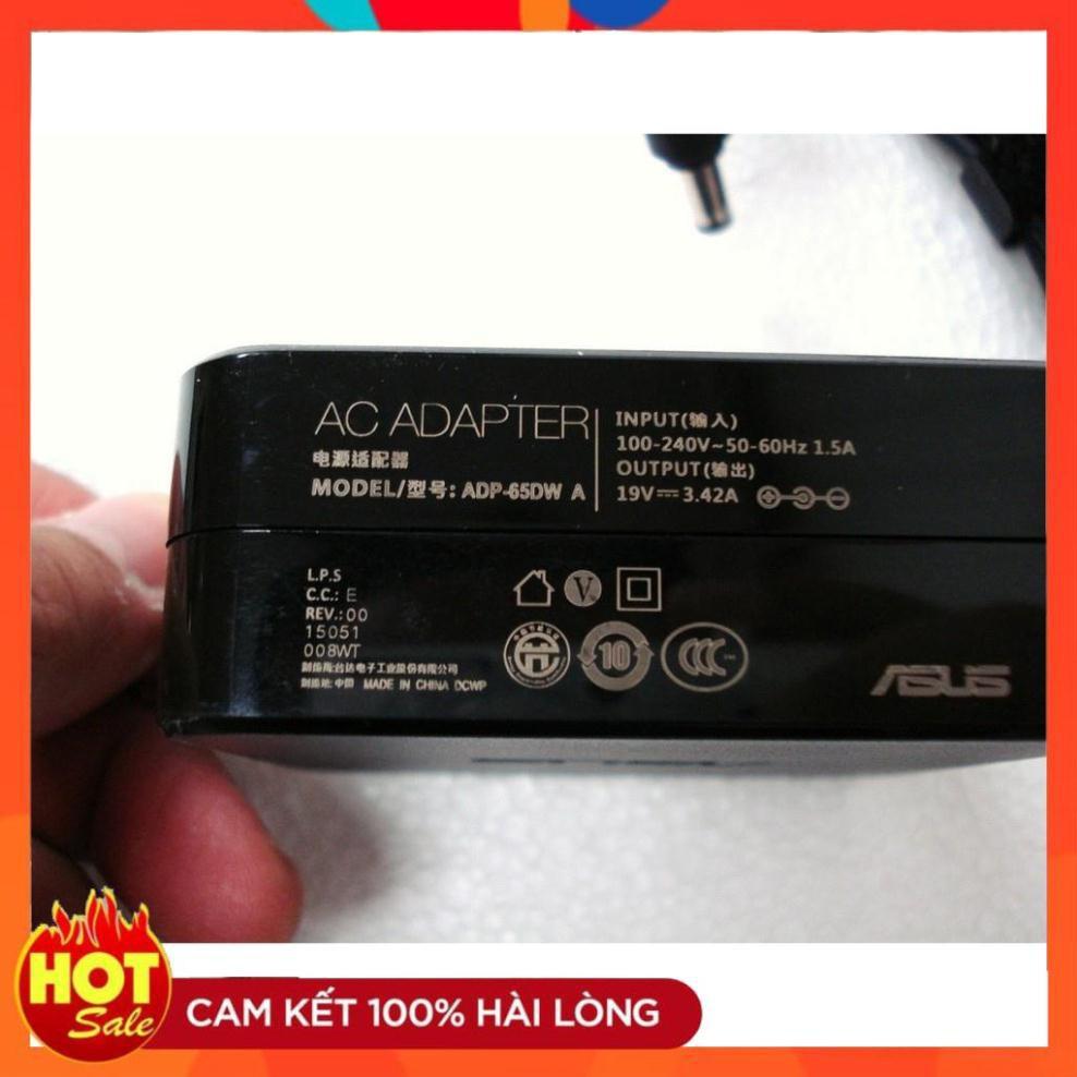 SẠC LAPTOP ASUS 19v 3.42a VUÔNG ZIN - Chân To-cho các mã X451 F451 X550 X551 X552 F454 K501 X450L.........