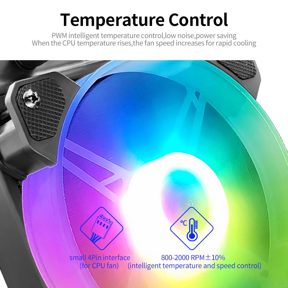 120 Bộ làm mát COOL MOON tản nhiệt CPU không ồn