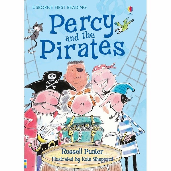 [Hàng thanh lý miễn đổi trả] Usborne First Reading Level Four: Percy and the Pirates