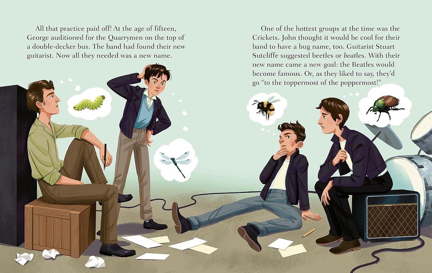 Sách ngoại văn: The Beatles - A Little Golden Book Biography