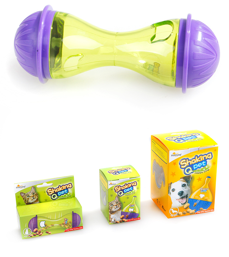 Đồ Chơi Cốc Rò Rỉ Thực Phẩm Bóng Vật Nuôi Chống trầm cảm đồ chơi cho mèo - Genyo pet toy 011 ( màu giao ngẫu nhiên )