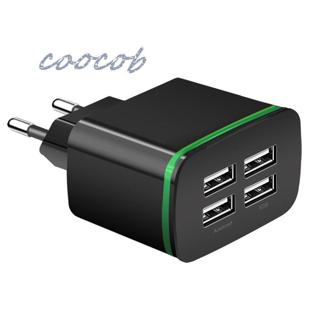 Củ sạc chia 4 cổng USB 5V 4A chuẩn EU