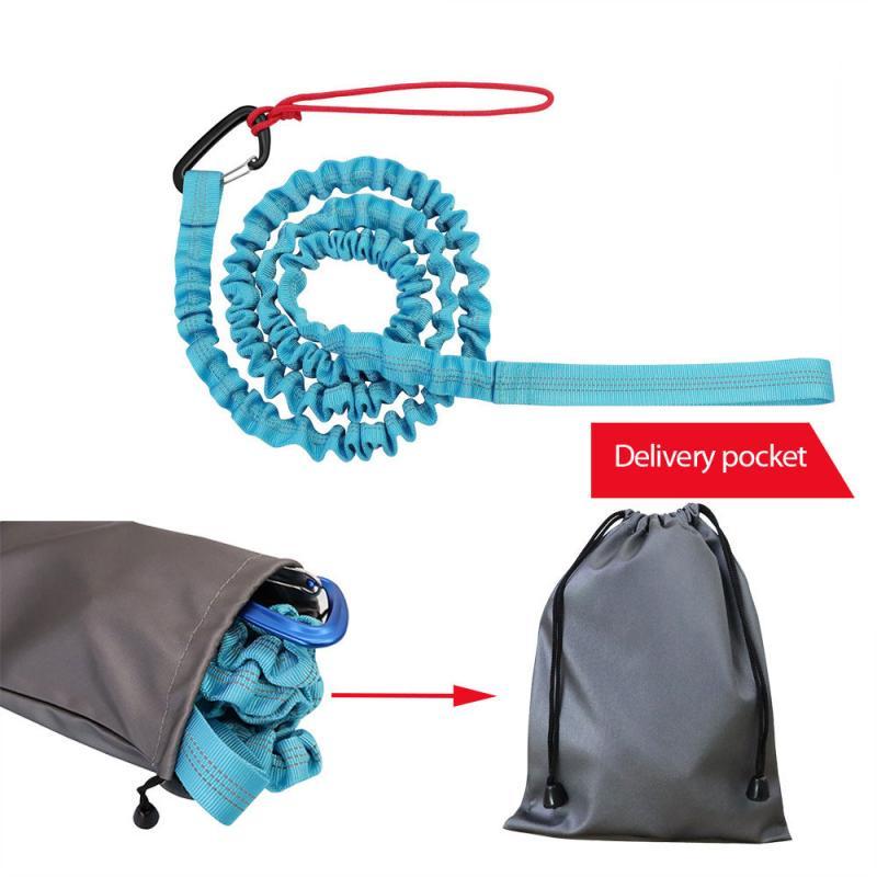 Bicycle Elastic Leash Belt Nylon Traction Rope Parent-Child MTB Bike Towing Rope Kid Ebike Safety Equipment Outdoor Tool