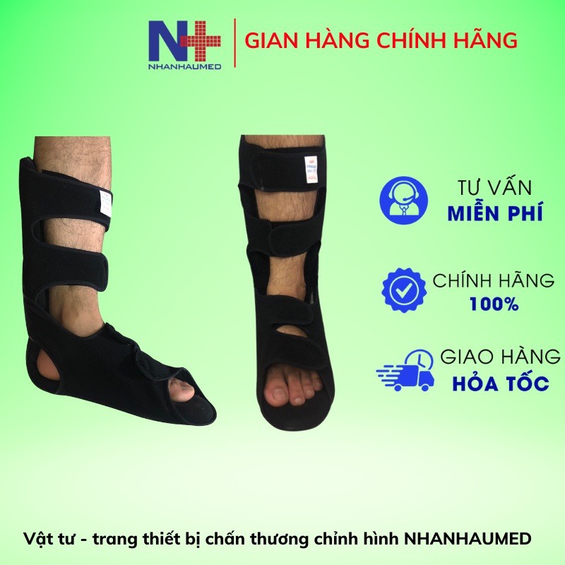 Nẹp Cẳng Chân Ngắn Linh Hiếu Giúp Cố Định Cổ Chân, Bàn Chân (Trái- Phải)