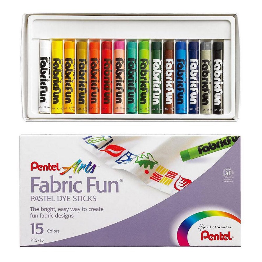 Màu Sáp Vẽ Trên Vải Sợi Pentel PTS-15