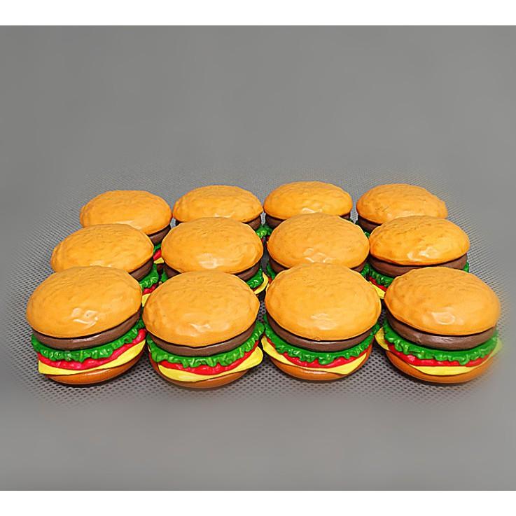 KHO-HN * Mô hình Hamburger size 3 x 3.5cm cho các bạn làm móc khóa, trang trí nhà búp bê, DIY