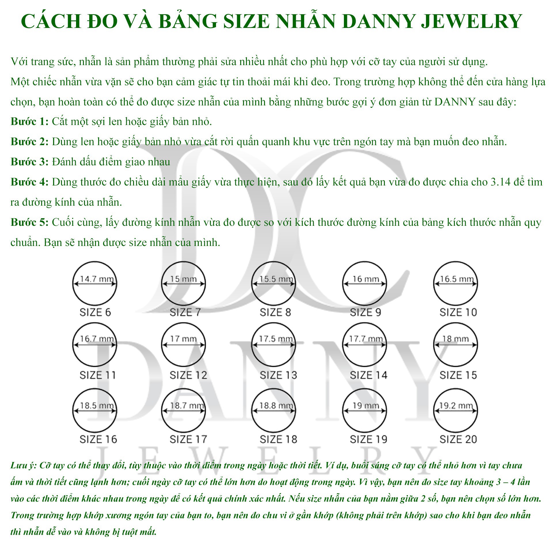Nhẫn Nữ Bạc 925 Danny Jewelry Xi Bạch Kim Đính Đá CZ KI4GZ028 - Ni 12