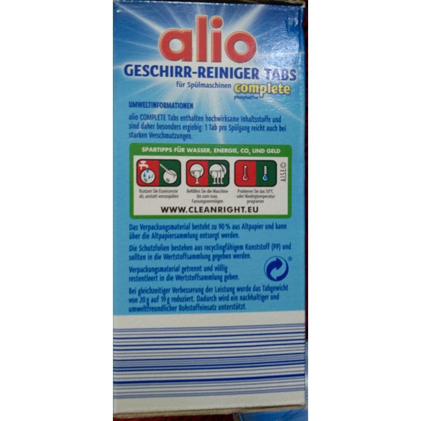 viên rửa bát alio hôp 40 viên